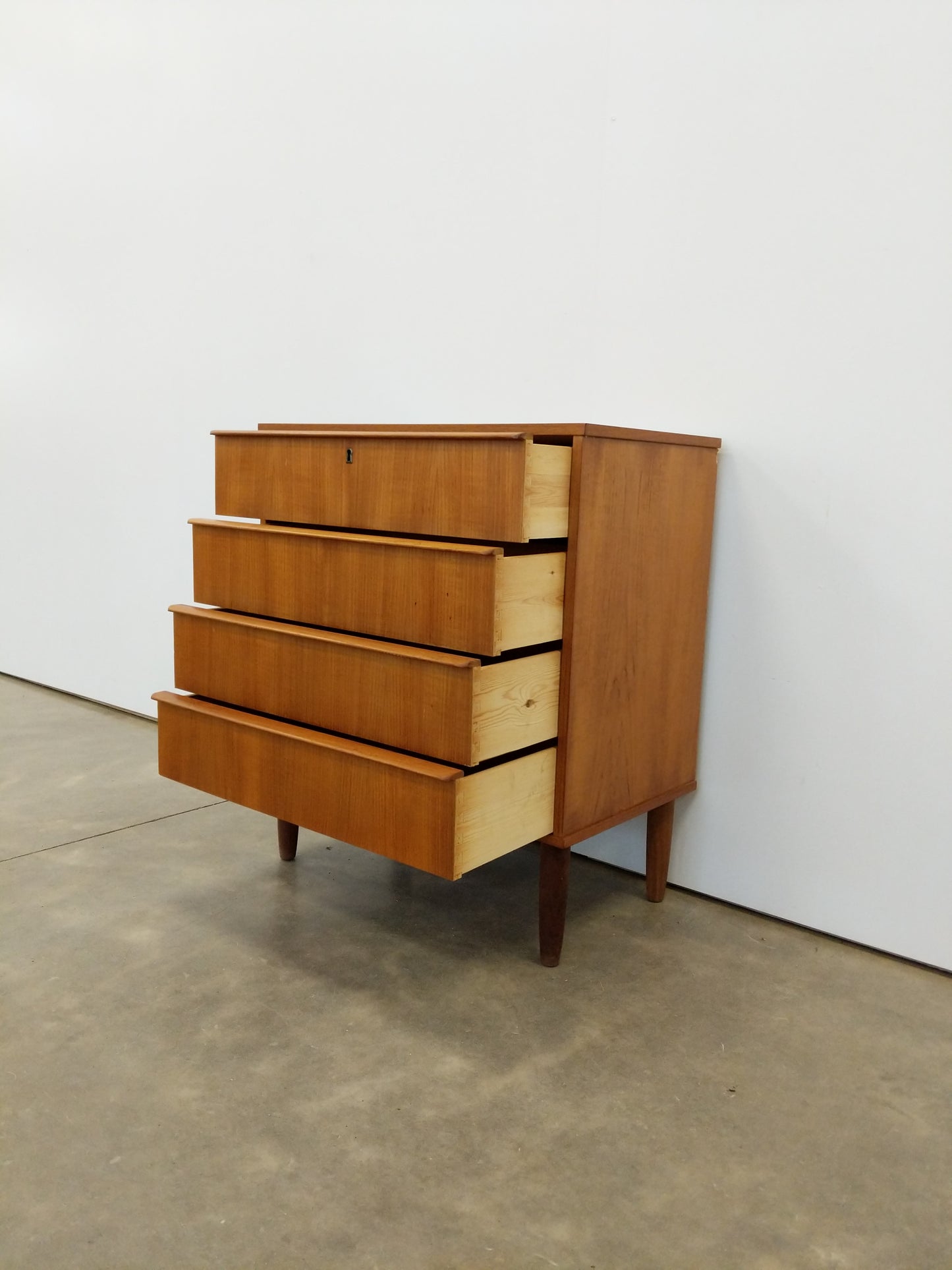 RESERVED - Vintage Danish Modern Teak Low Dresser
