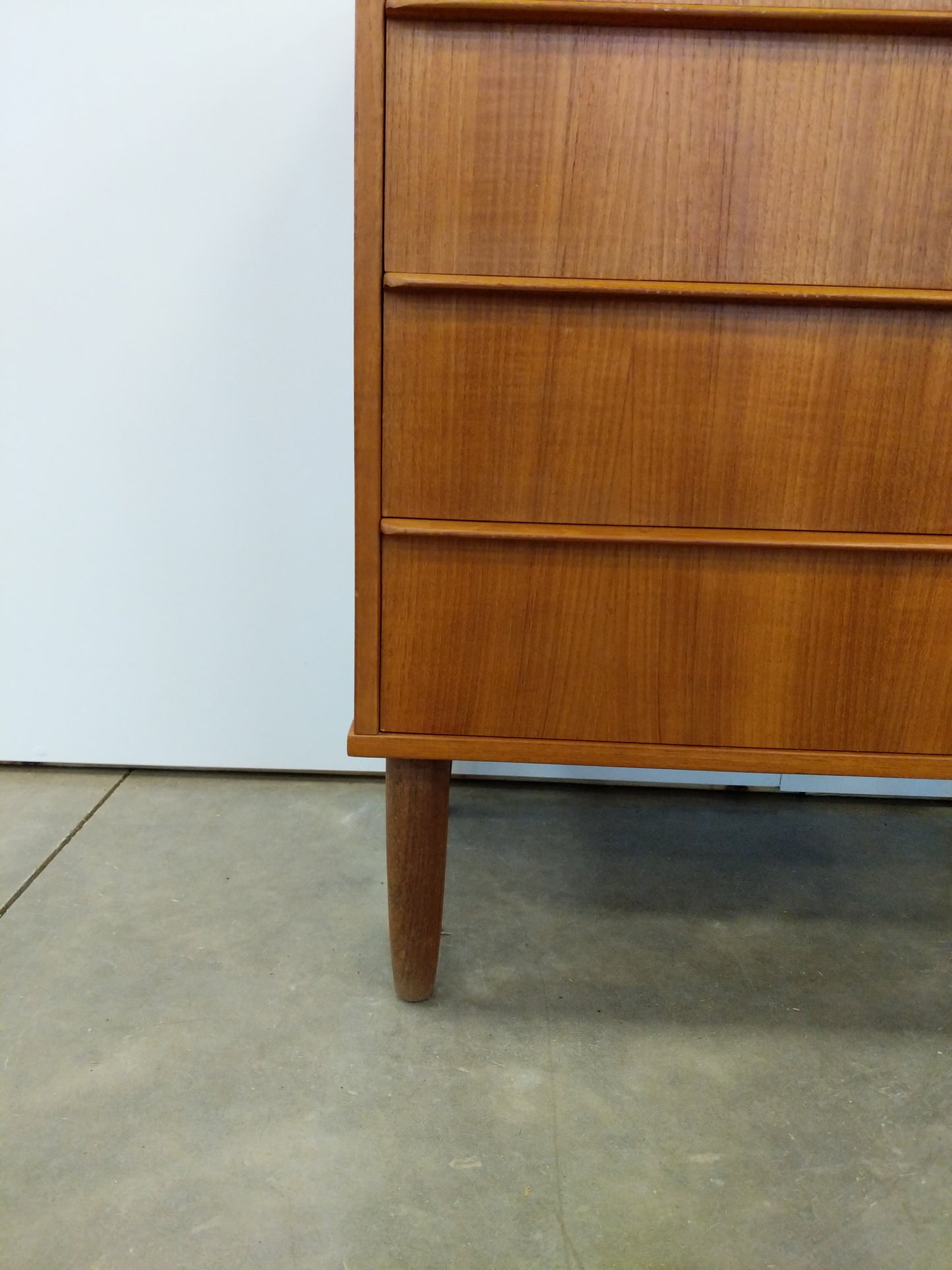 RESERVED - Vintage Danish Modern Teak Low Dresser