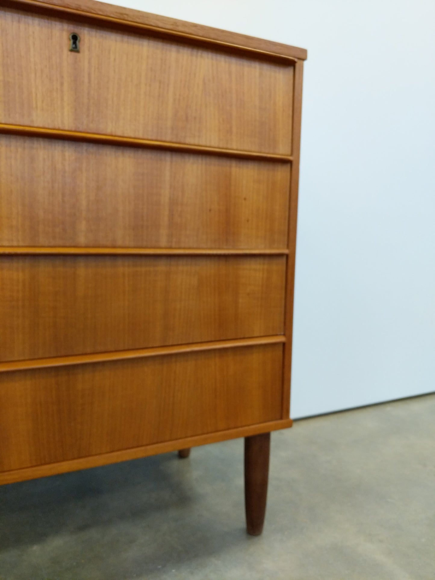RESERVED - Vintage Danish Modern Teak Low Dresser