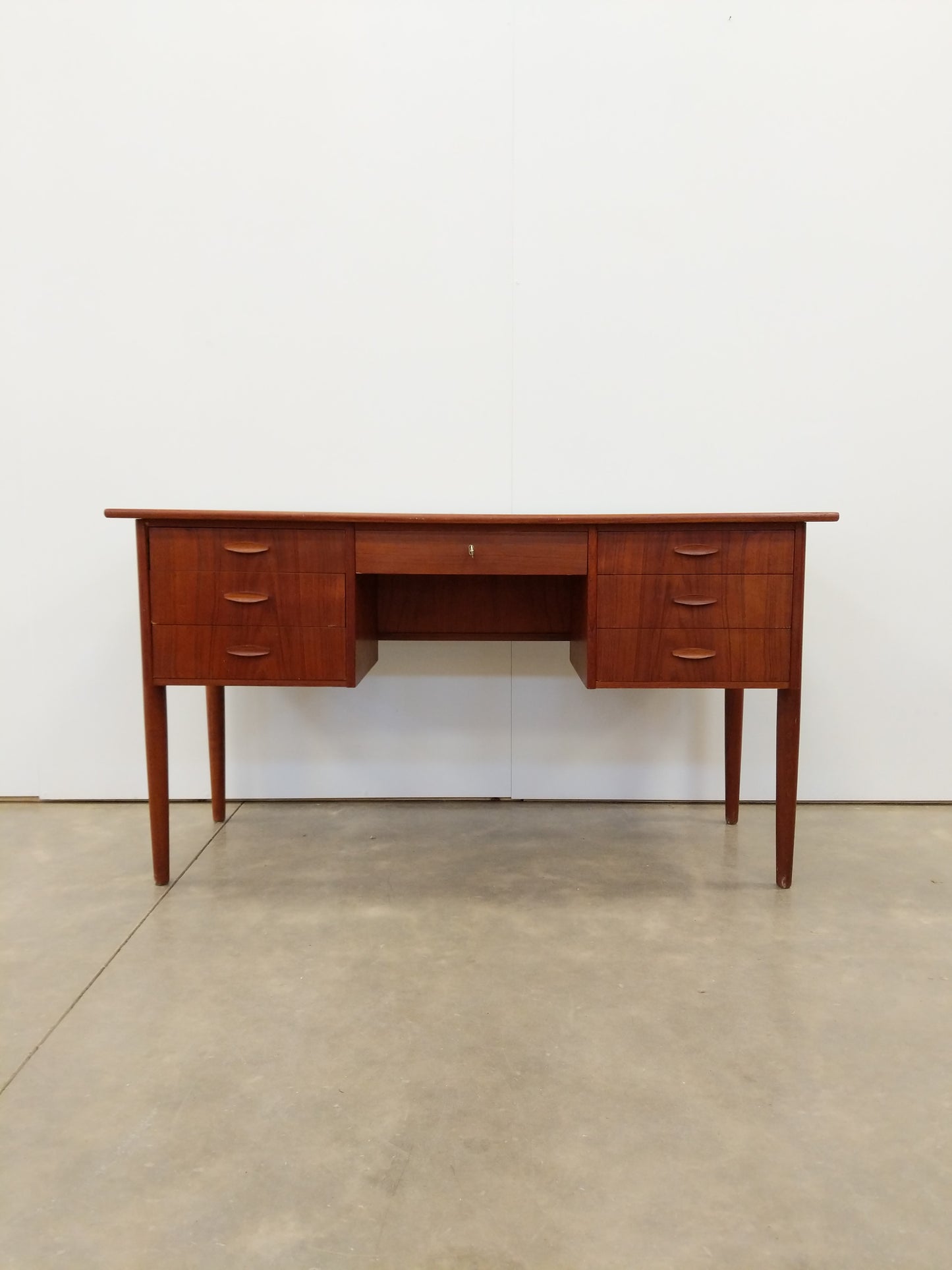 Vintage Danish Modern Teak Desk