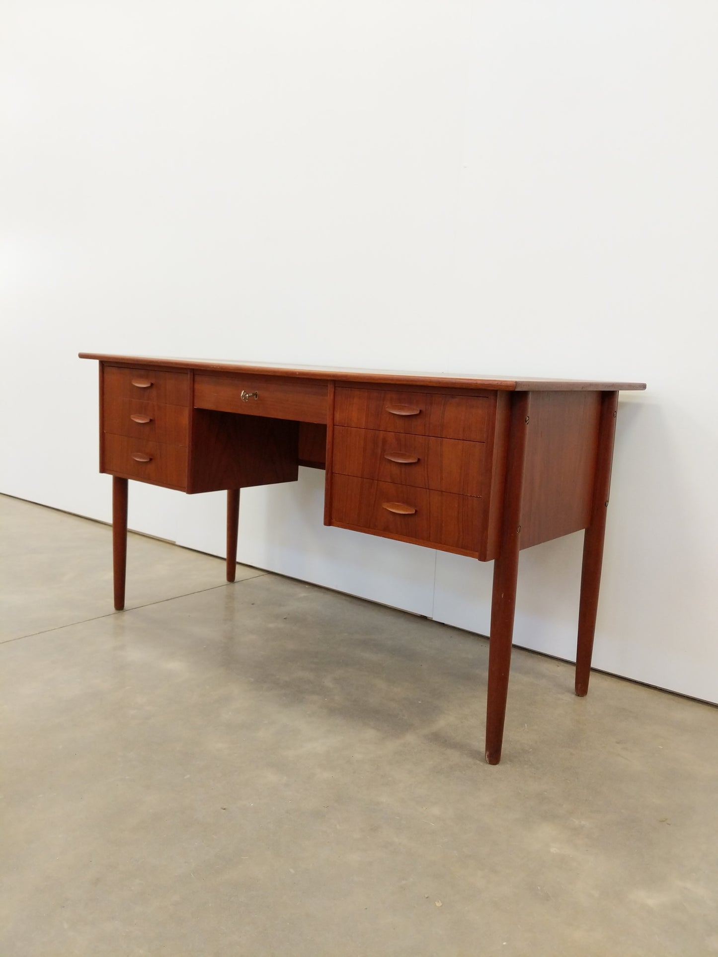 Vintage Danish Modern Teak Desk