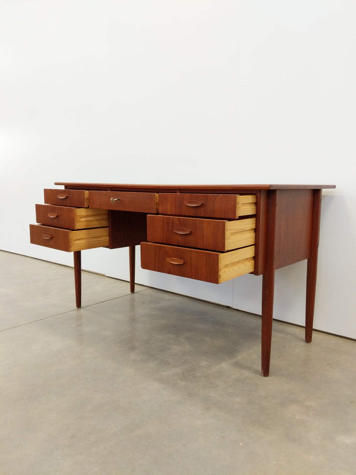 Vintage Danish Modern Teak Desk