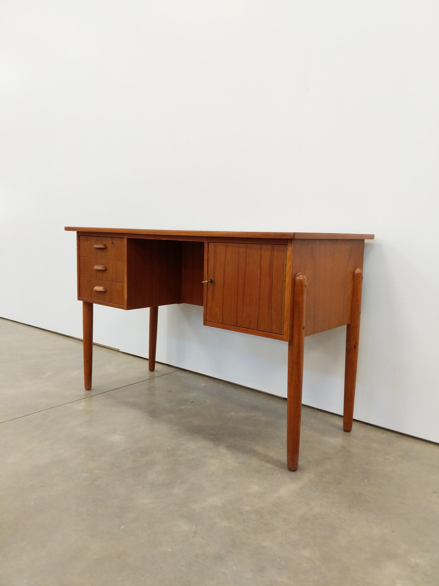 Vintage Danish Modern Teak Desk