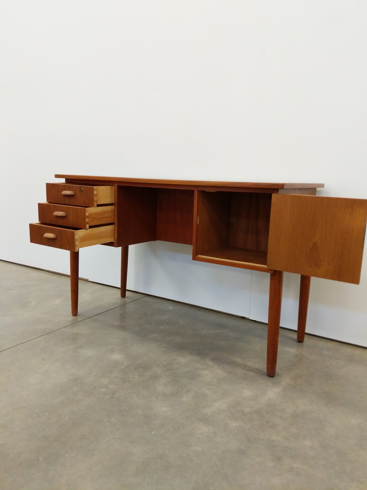 Vintage Danish Modern Teak Desk