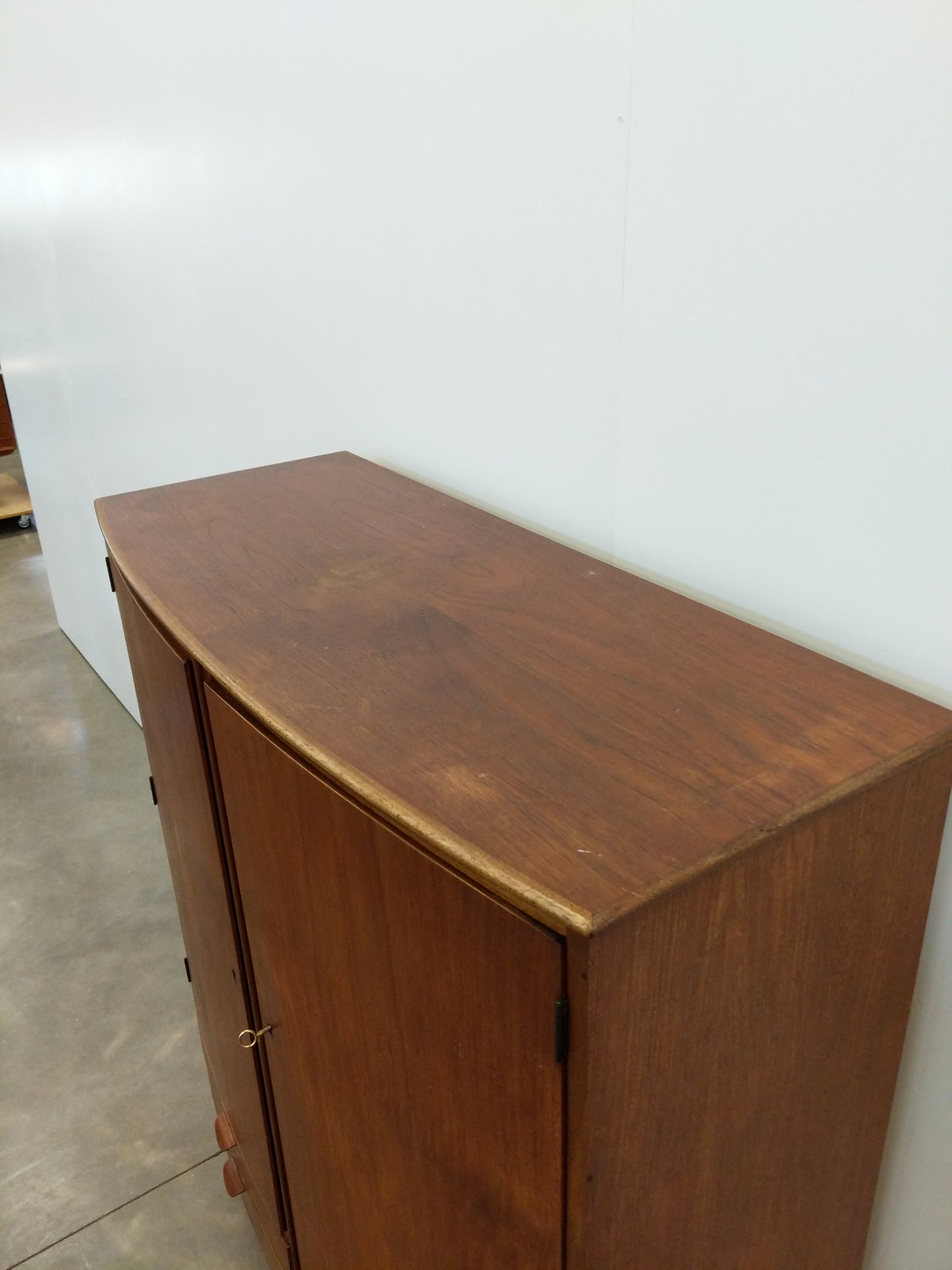Vintage Danish Modern Teak Wardrobe / Cabinet