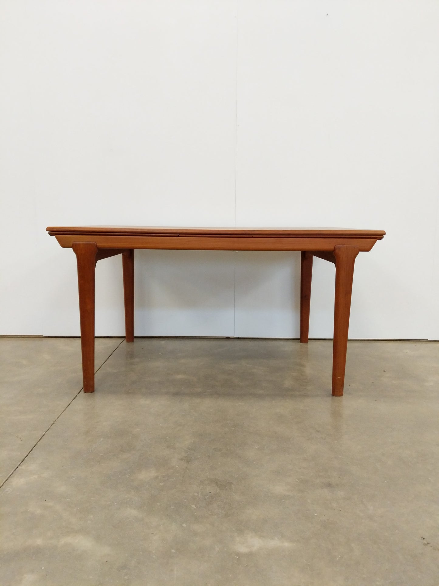 Vintage Danish Modern Teak Extendable Dining Table