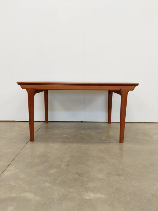 Vintage Danish Modern Teak Extendable Dining Table