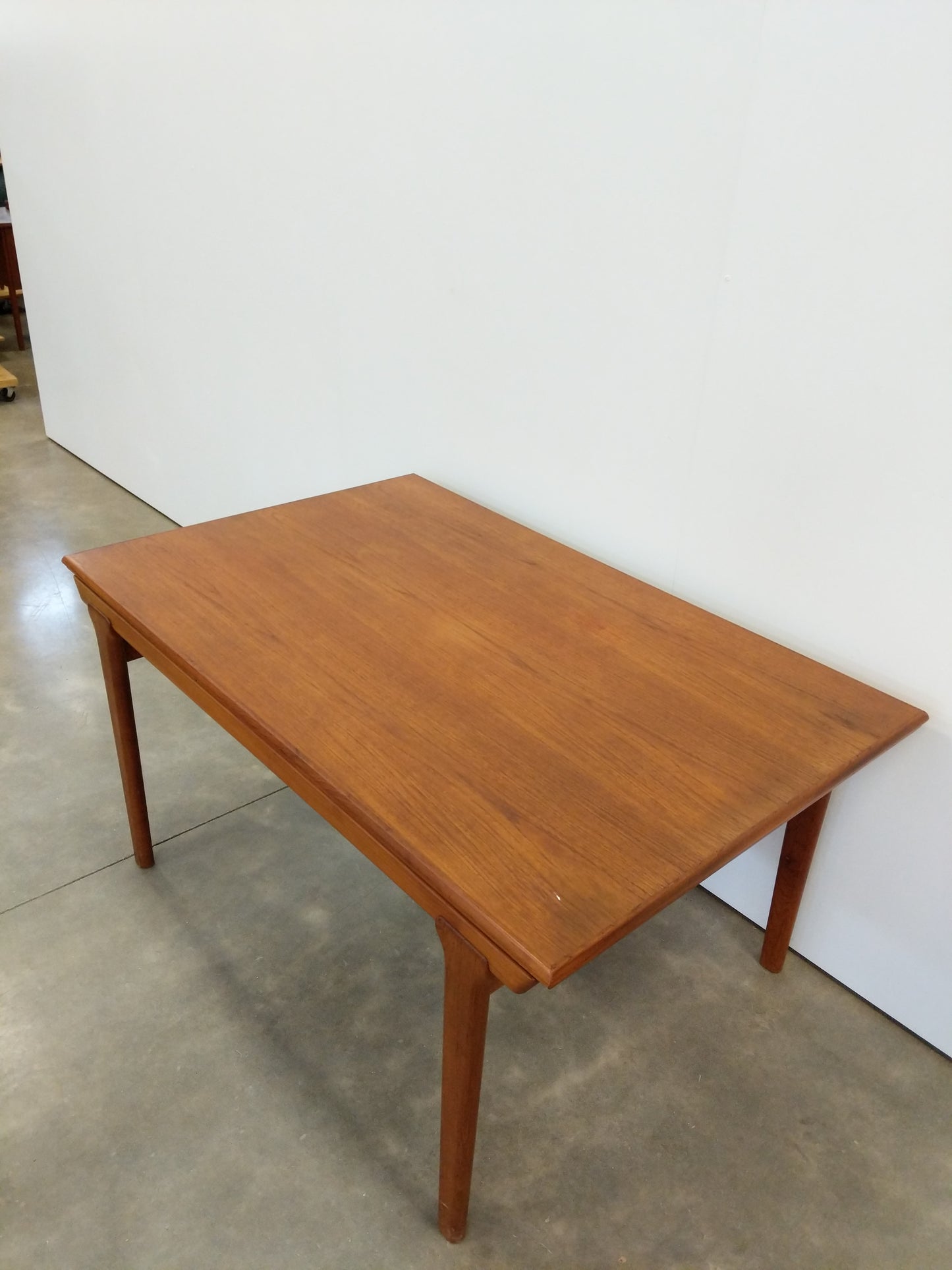 Vintage Danish Modern Teak Extendable Dining Table