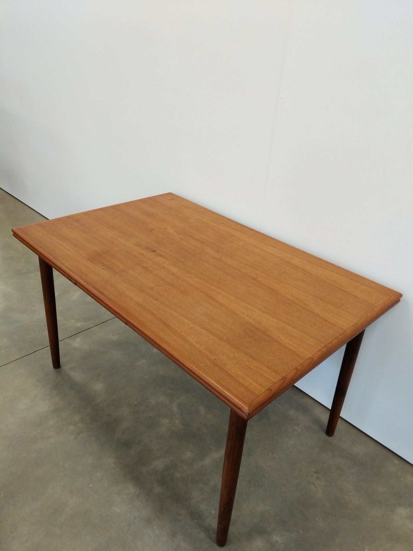 Vintage Danish Modern Teak Extendable Dining Table