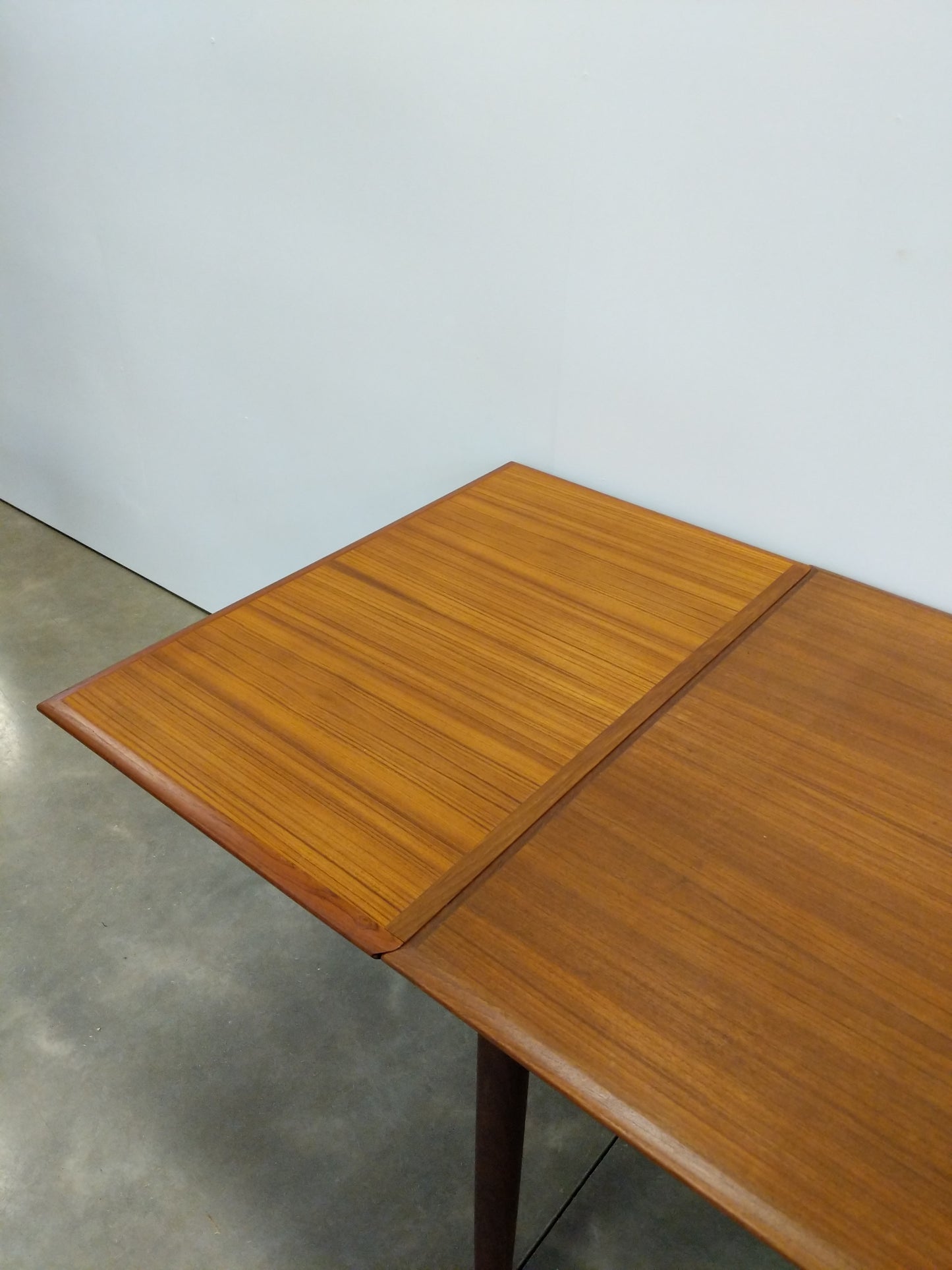 Vintage Danish Modern Teak Extendable Dining Table
