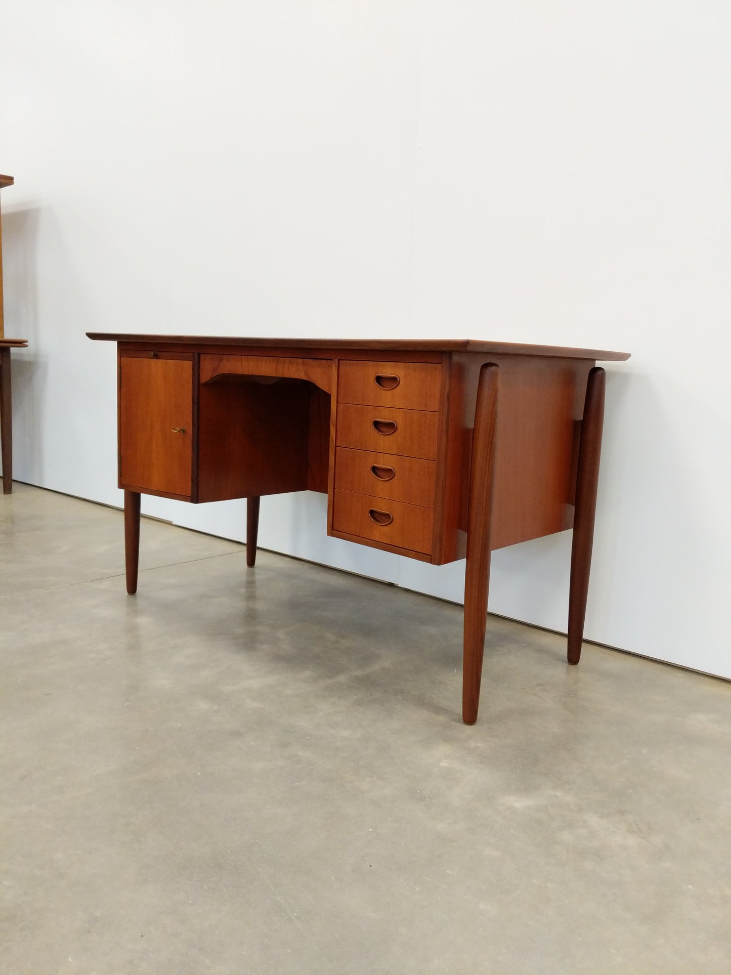 Vintage Danish Modern Teak Desk