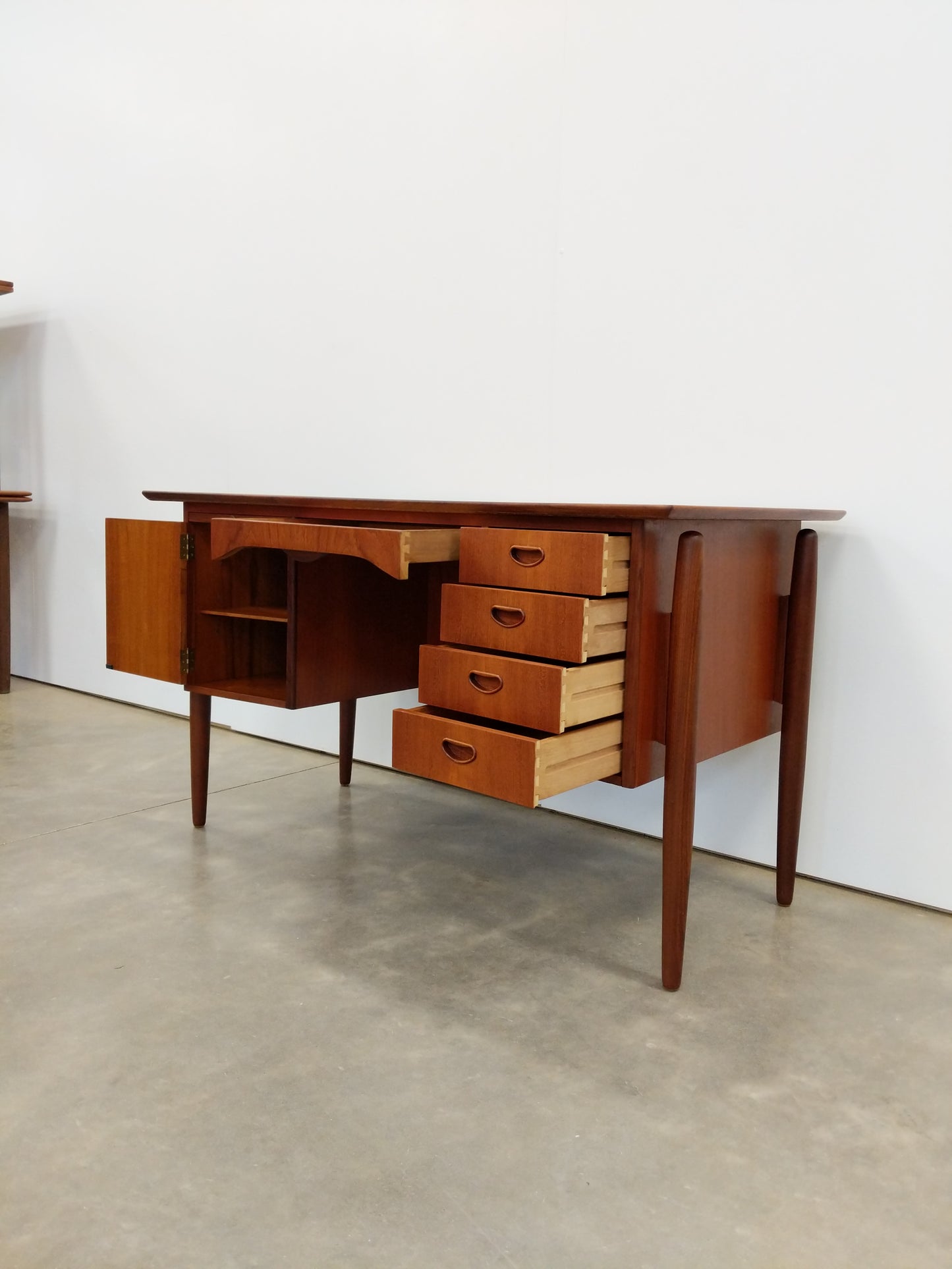 Vintage Danish Modern Teak Desk