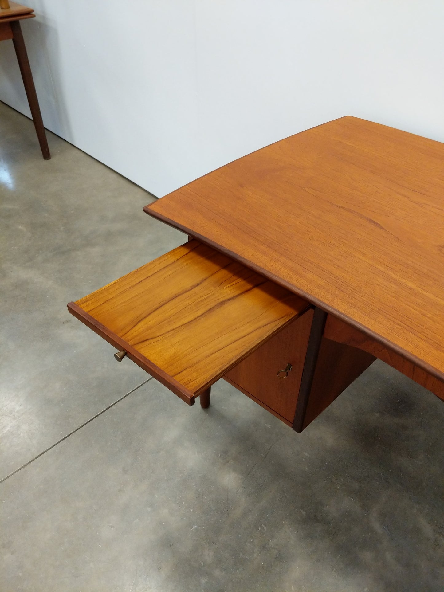 Vintage Danish Modern Teak Desk