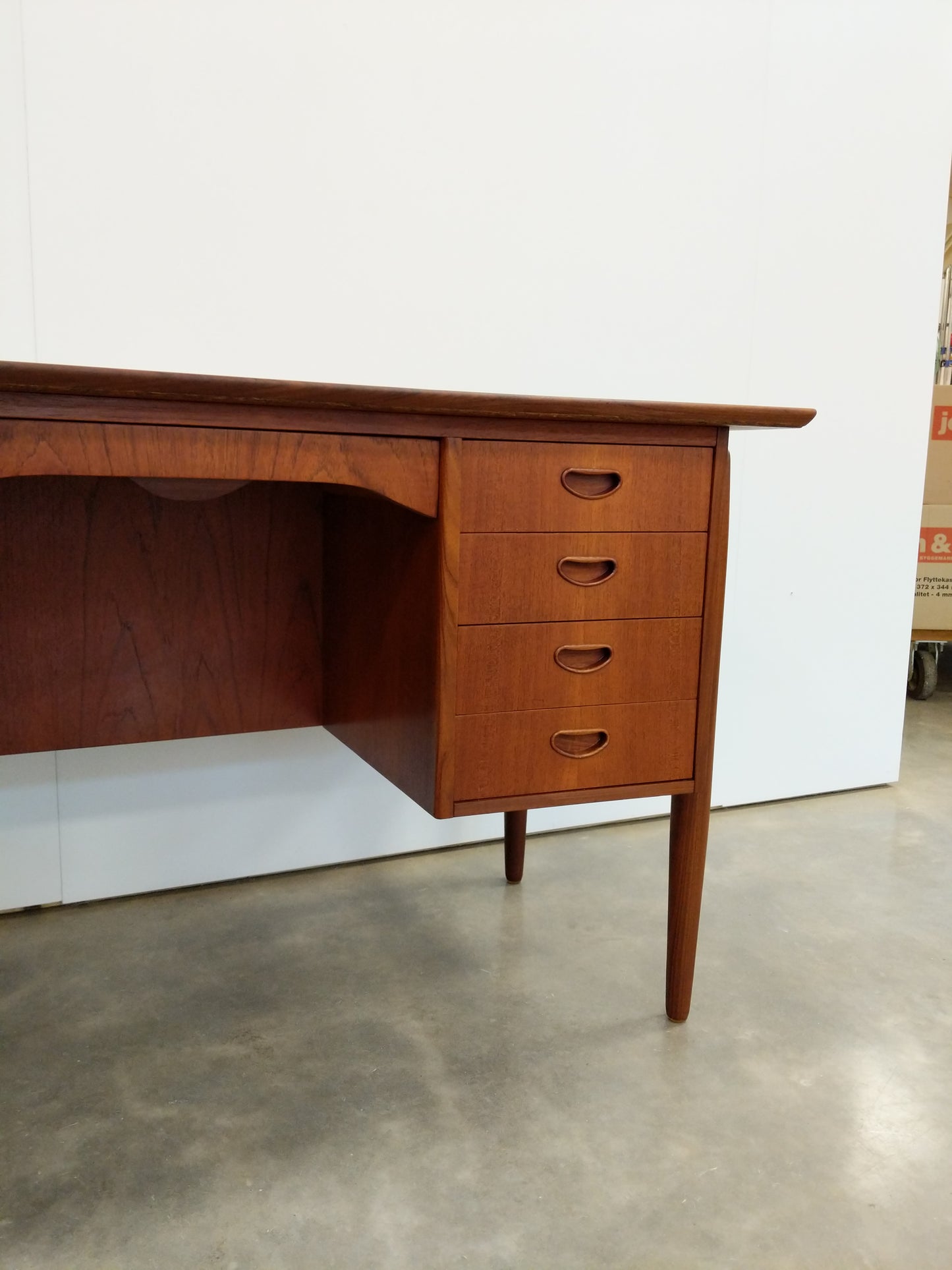 Vintage Danish Modern Teak Desk