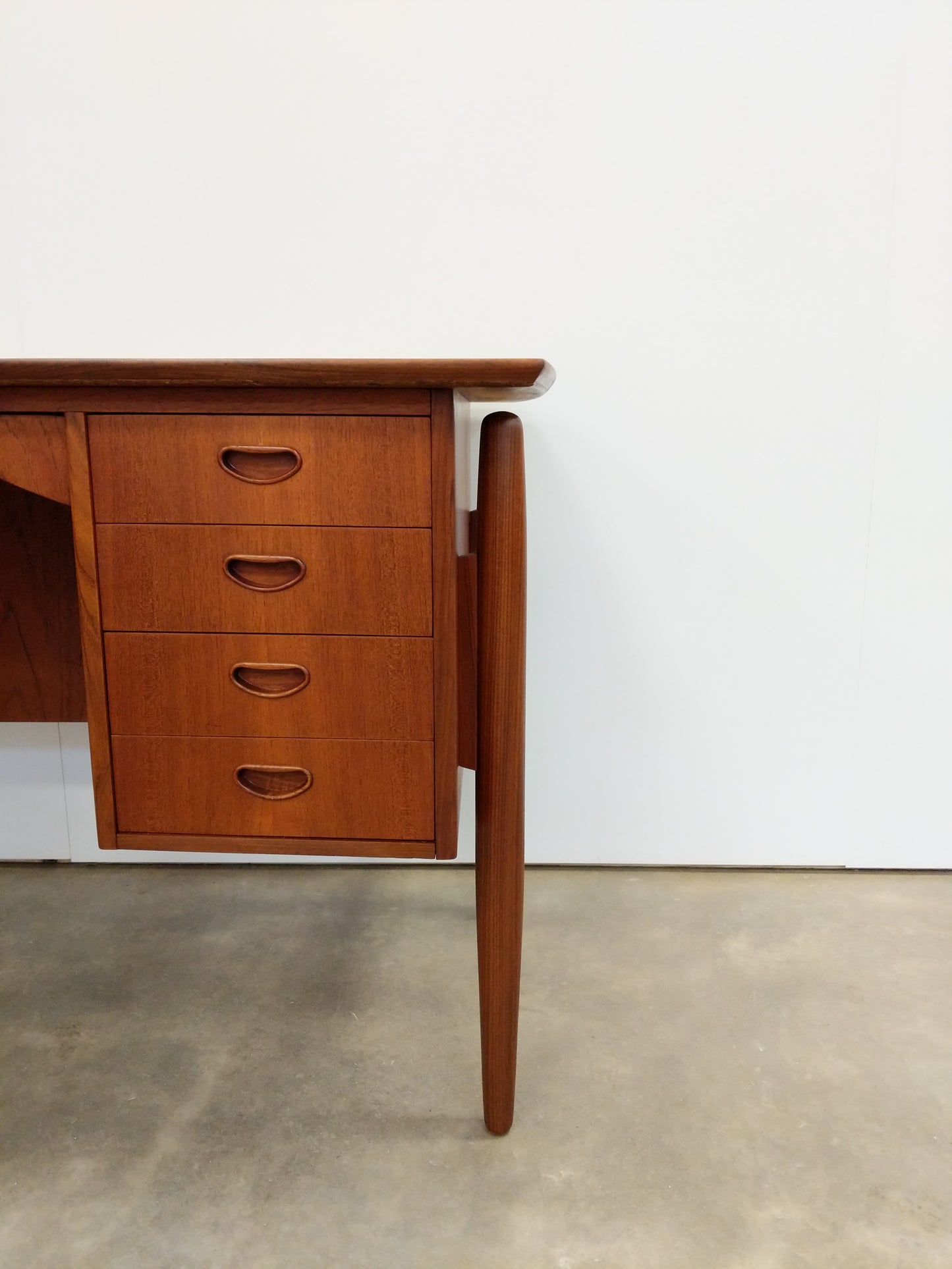 Vintage Danish Modern Teak Desk
