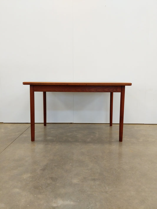 Vintage Danish Modern Teak Extendable Dining Table