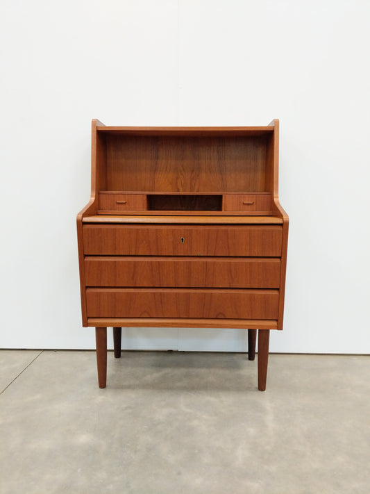 Vintage Danish Modern Teak Secretary Desk / Vanity