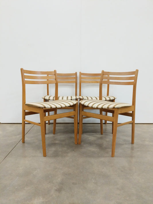 Set of 4 Vintage Danish Modern Dining Chairs