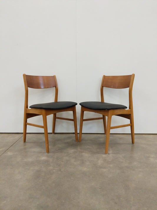 Pair of Vintage Danish Modern Dining Chairs