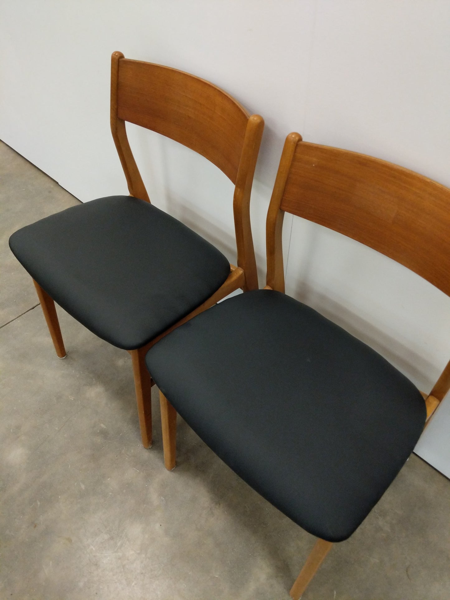 Pair of Vintage Danish Modern Dining Chairs