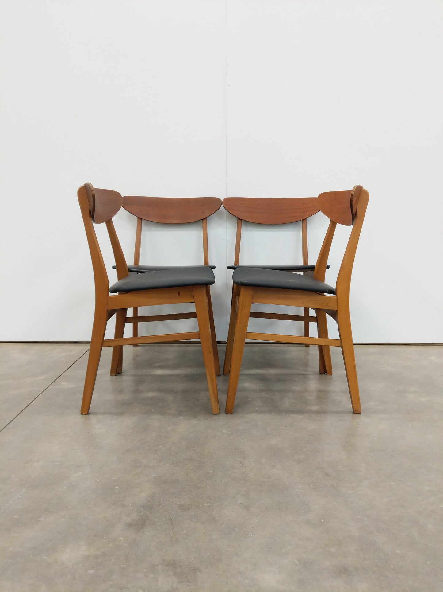 Set of 4 Vintage Danish Modern Dining Chairs
