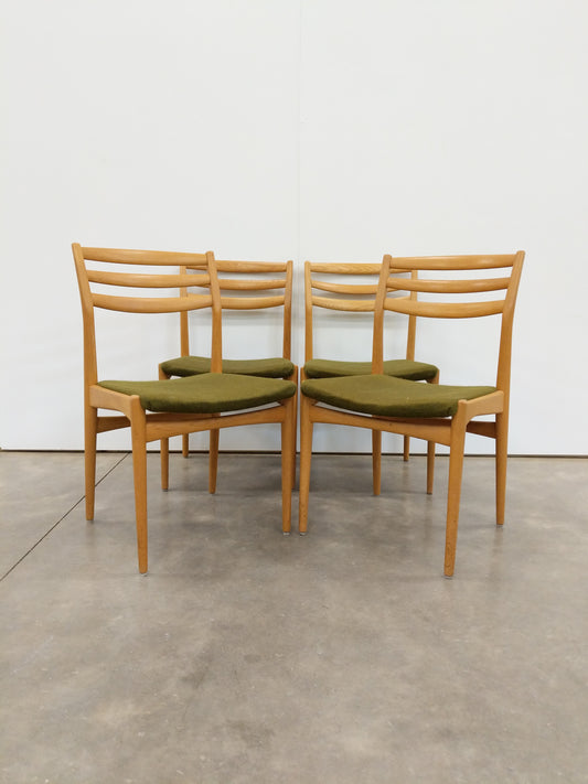 Set of 4 Vintage Swedish Modern Dining Chairs
