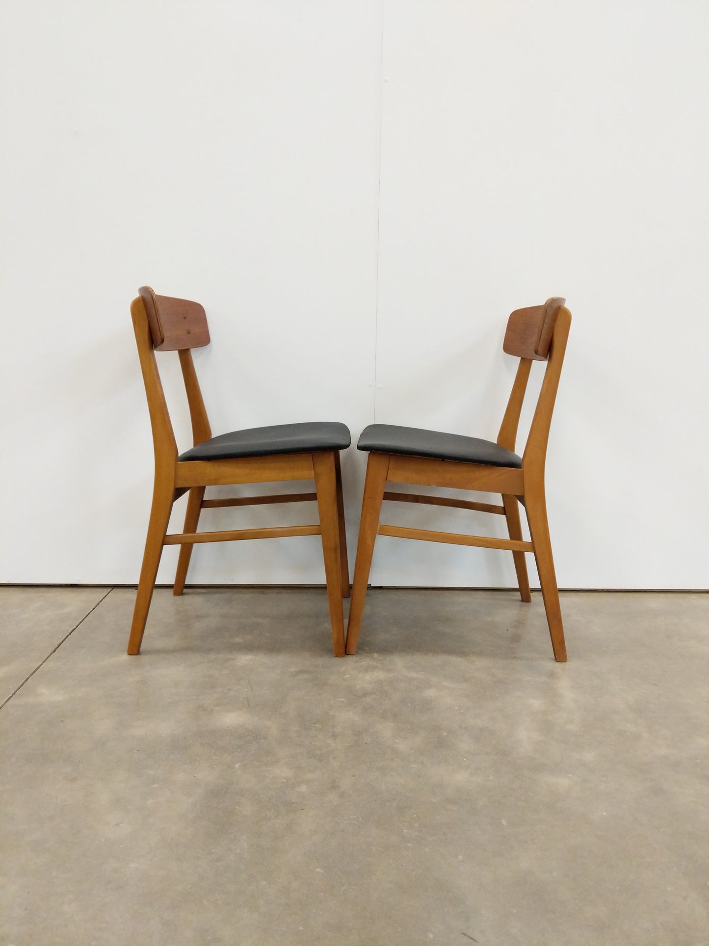 Pair of Vintage Danish Modern Dining Chairs by Farstrup