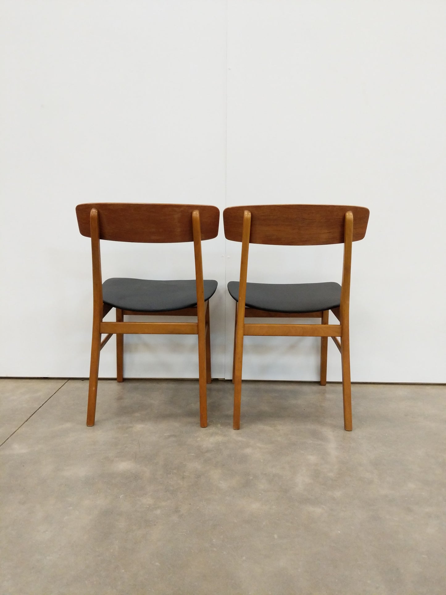 Pair of Vintage Danish Modern Dining Chairs by Farstrup