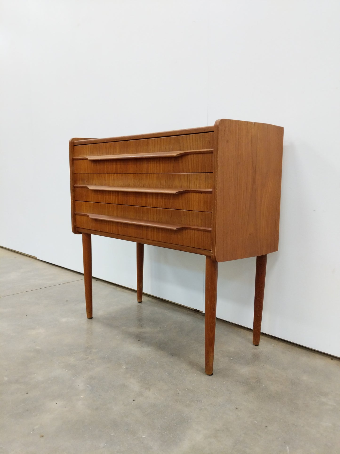 Vintage Danish Modern Teak Low Chest / Nightstand