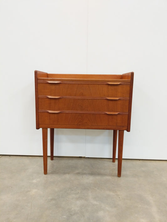 Vintage Danish Modern Teak Low Chest / Nightstand