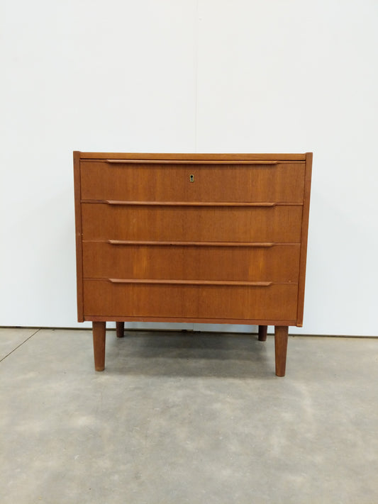 Vintage Danish Modern Teak Low Dresser