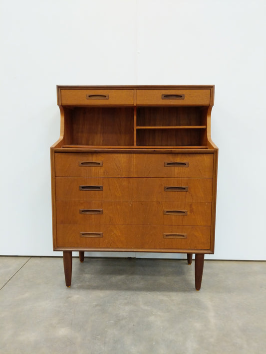 Vintage Danish Modern Teak Secretary Desk