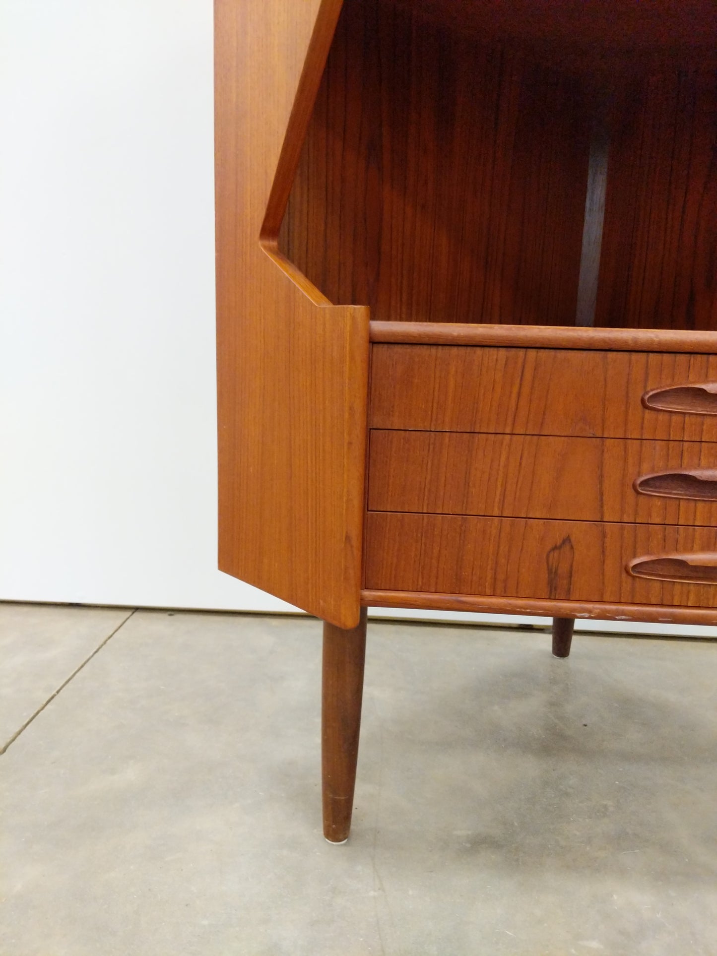 Vintage Danish Modern Teak Corner Cabinet
