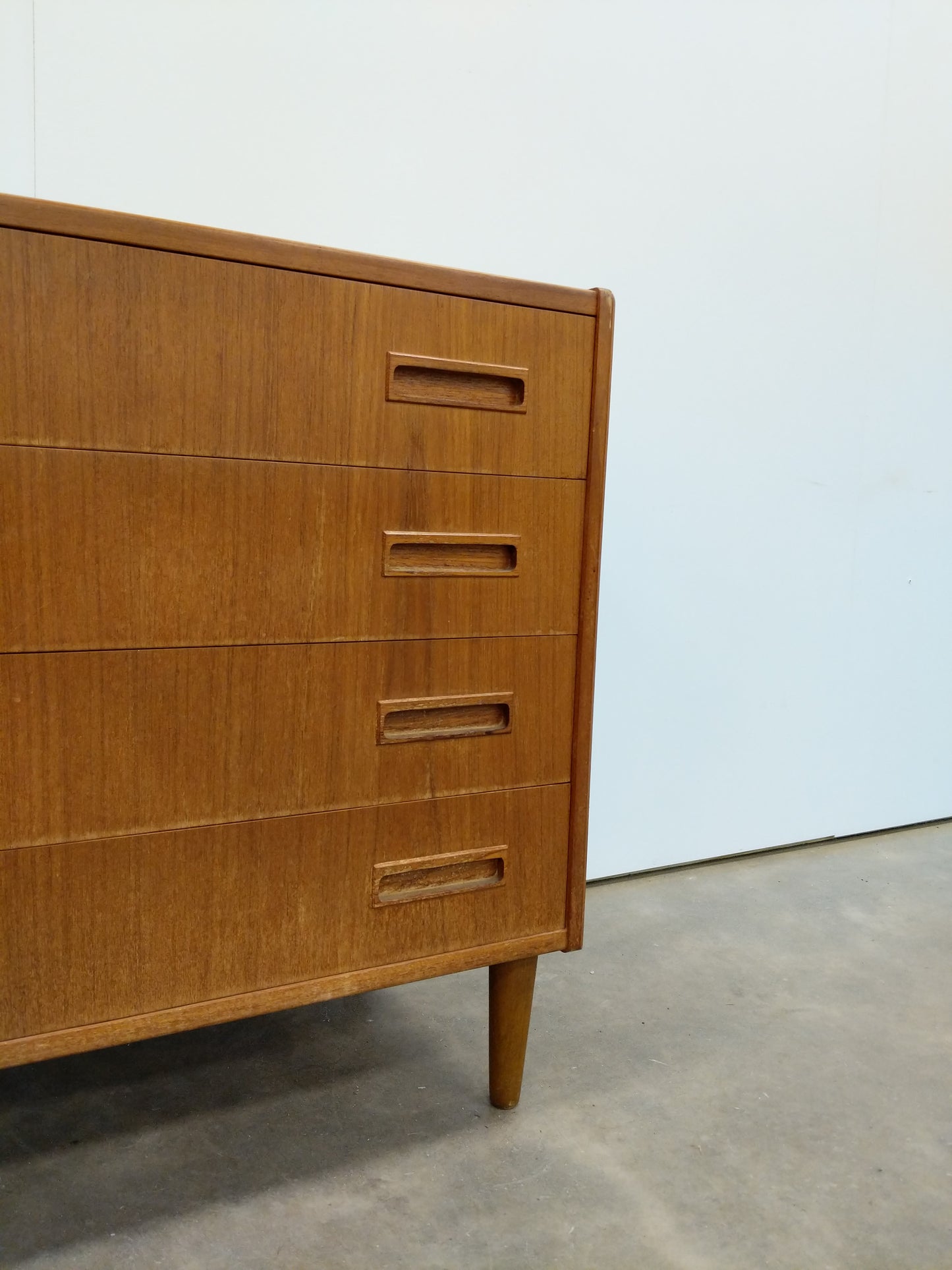 Vintage Danish Modern Teak Low Dresser by Westergaard