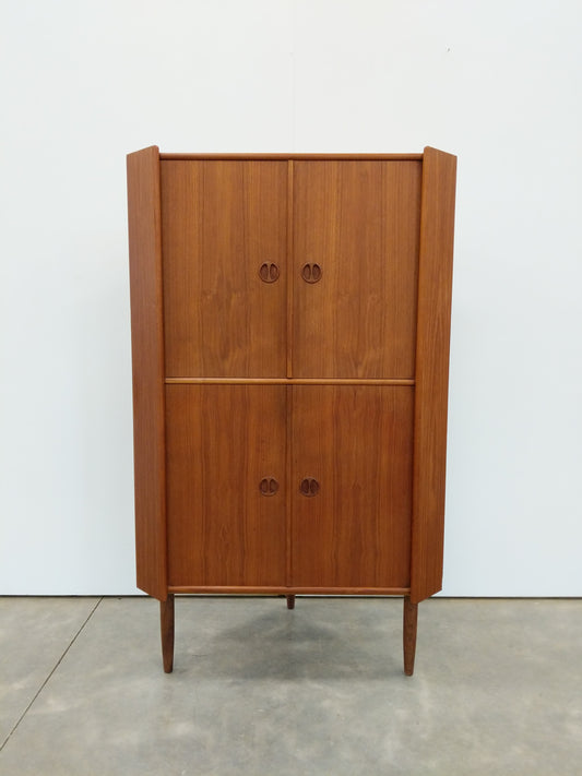 RESERVED - Vintage Danish Modern Teak Corner Cabinet