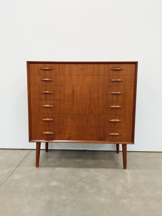 Vintage Danish Modern Teak Dresser by Central Møbler