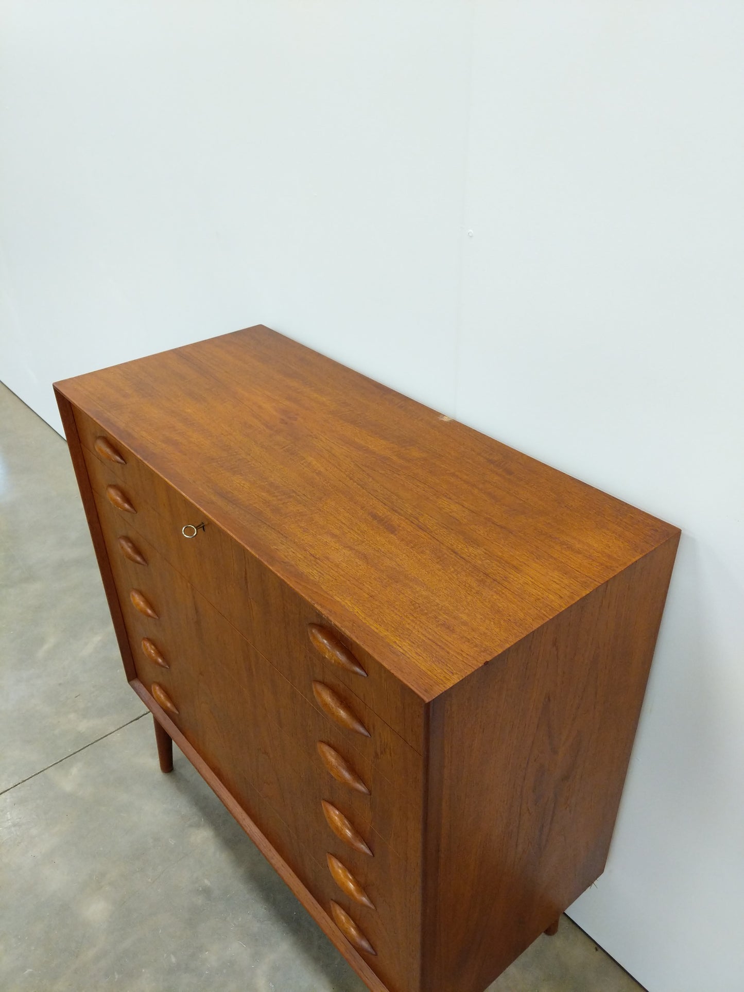 Vintage Danish Modern Teak Dresser by Central Møbler
