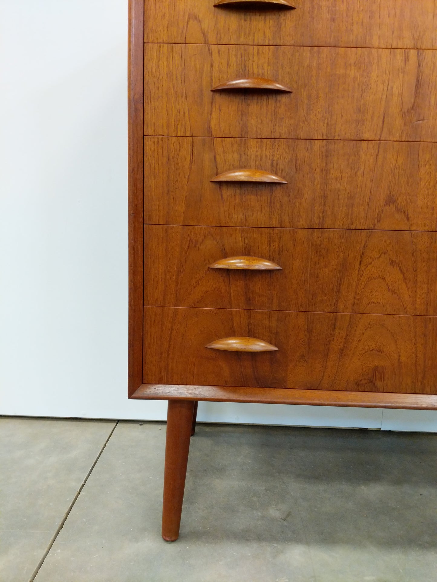 Vintage Danish Modern Teak Dresser by Central Møbler
