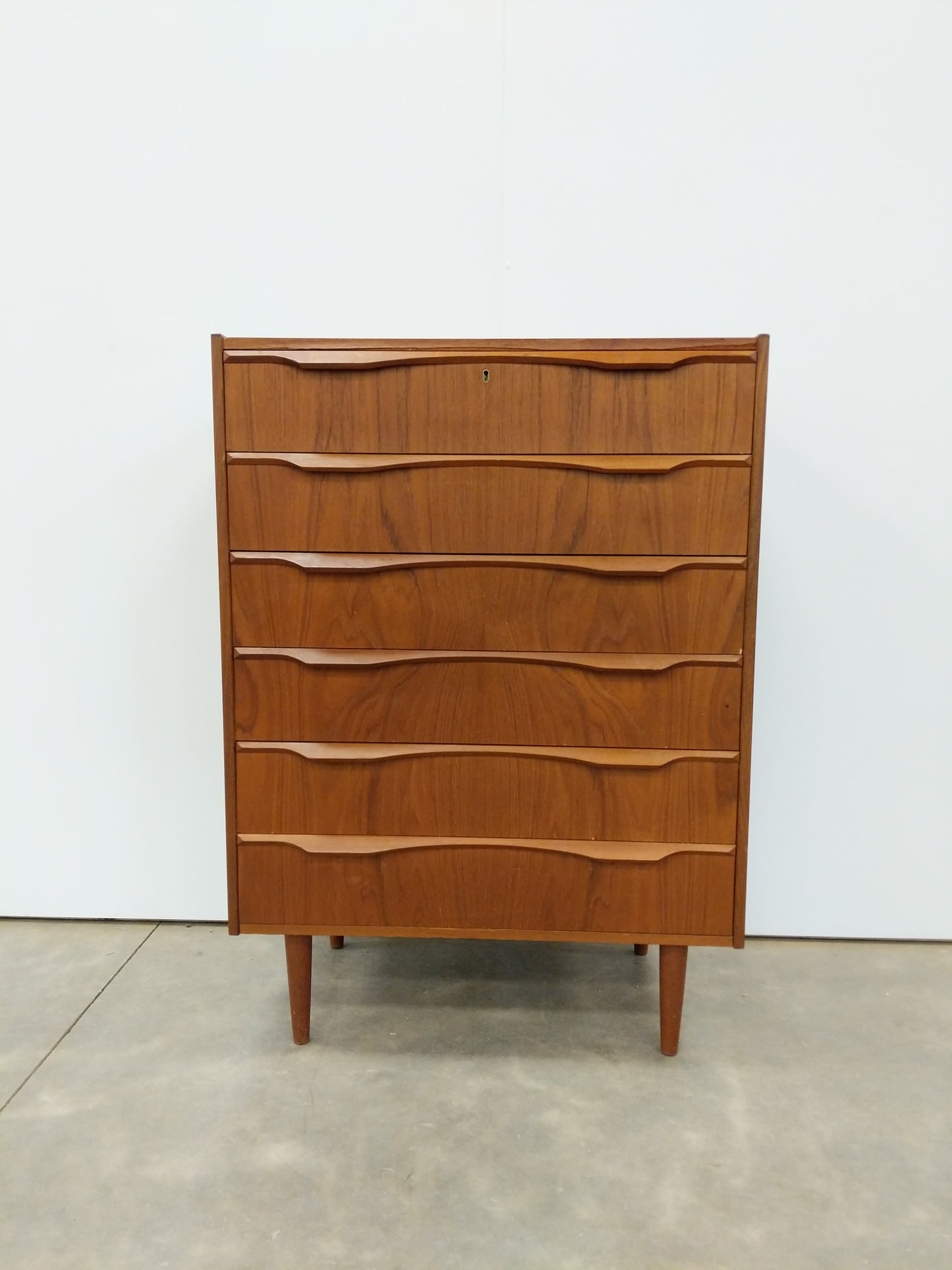 Vintage Danish Modern Teak Dresser by Ønskemøbler