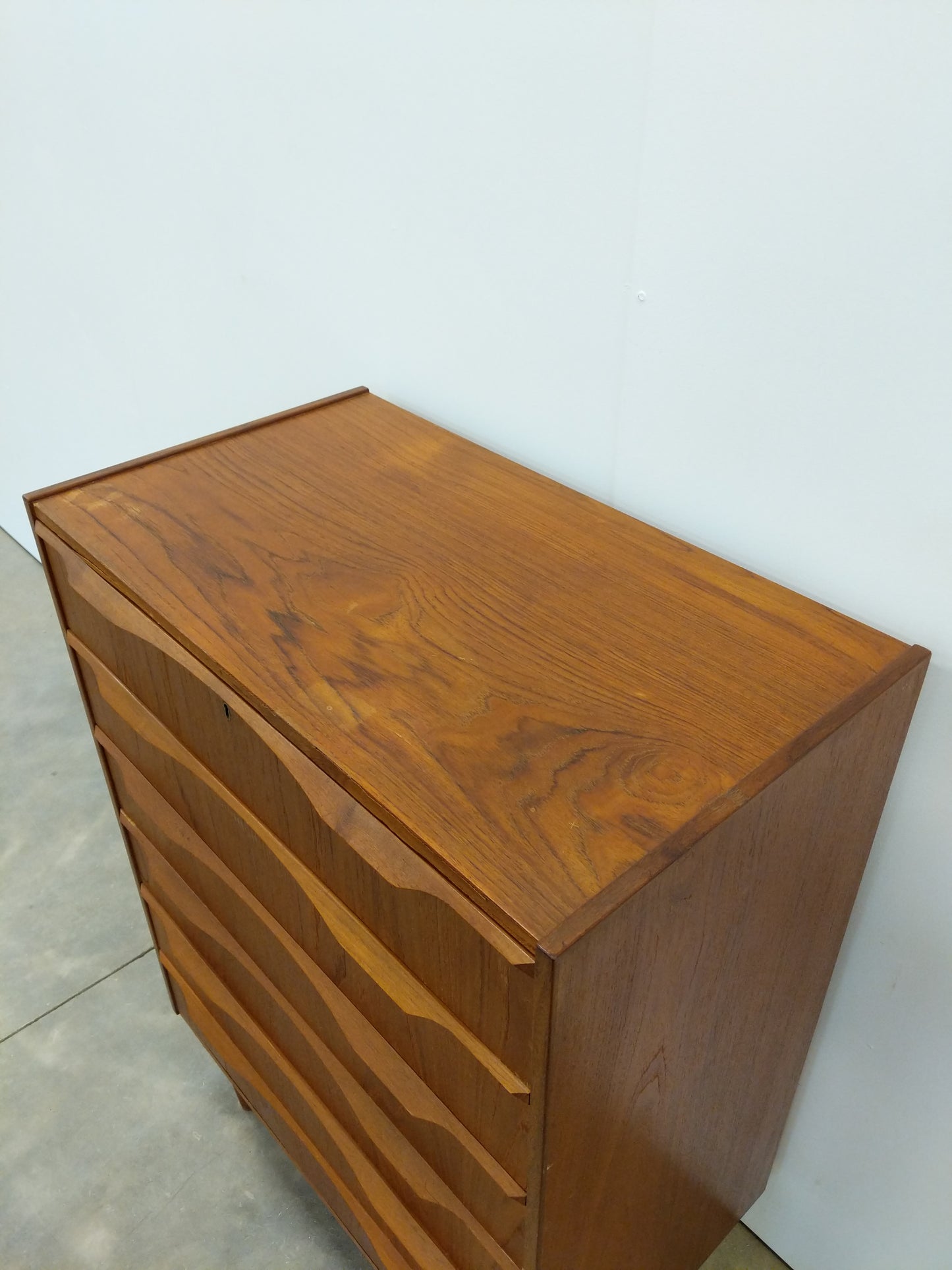 Vintage Danish Modern Teak Dresser by Ønskemøbler