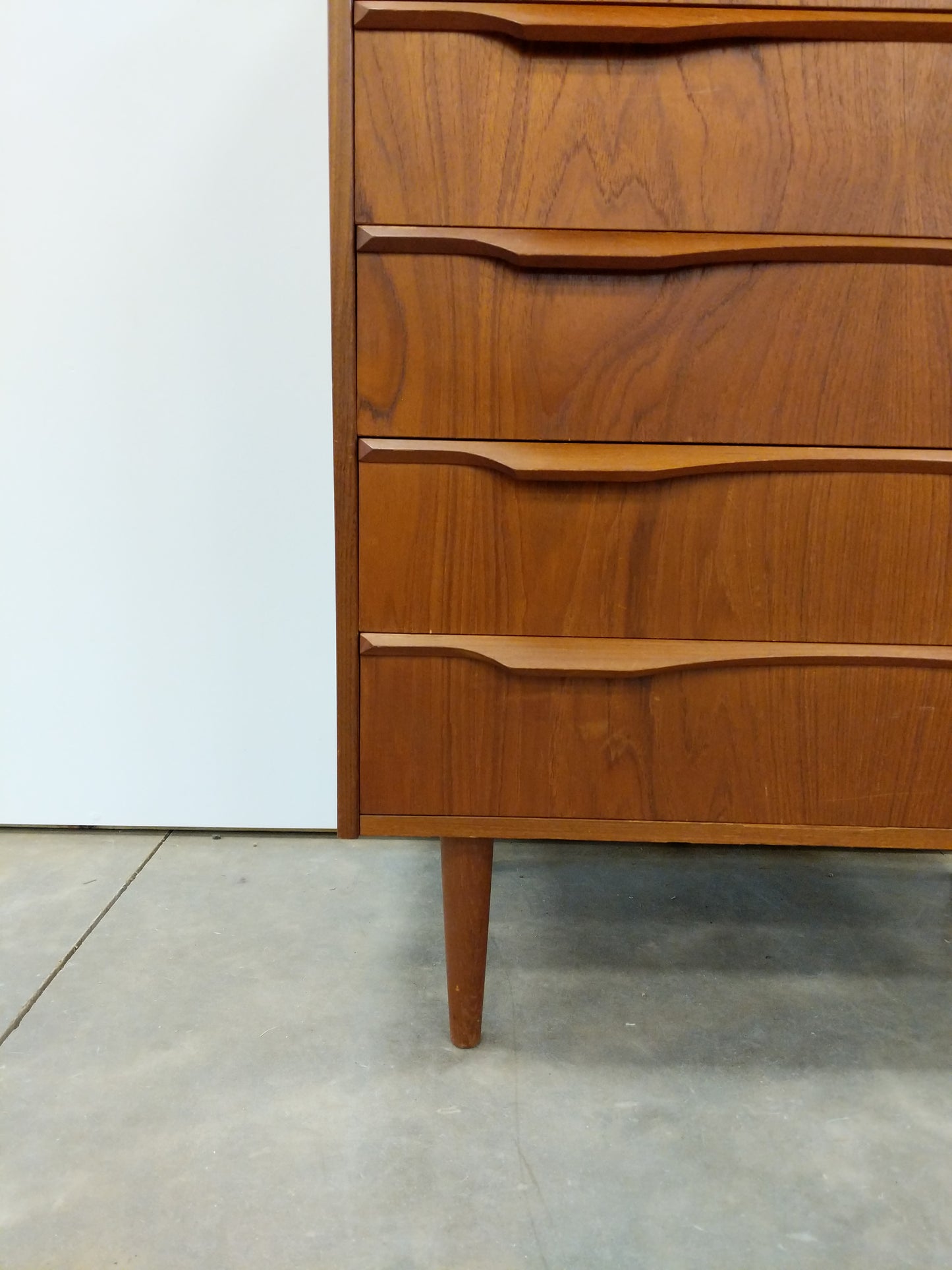 Vintage Danish Modern Teak Dresser by Ønskemøbler