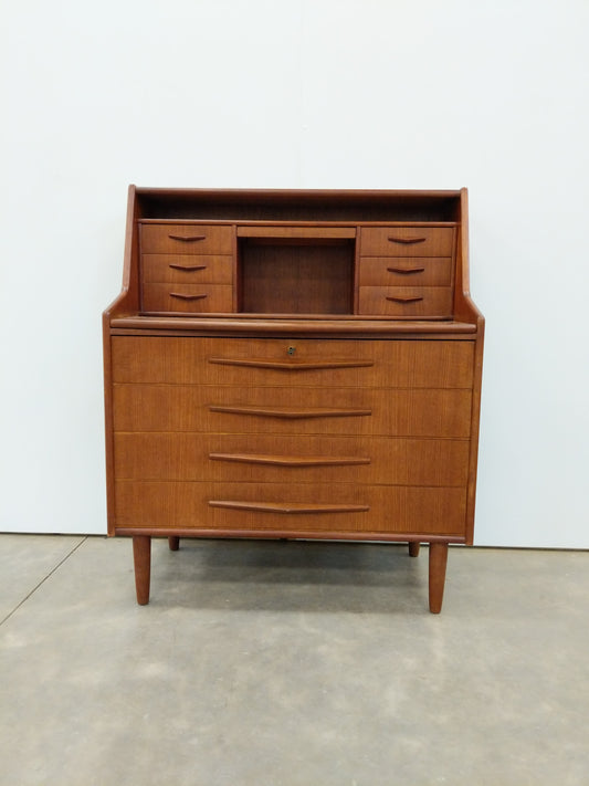 Vintage Danish Modern Teak Secretary Desk / Vanity