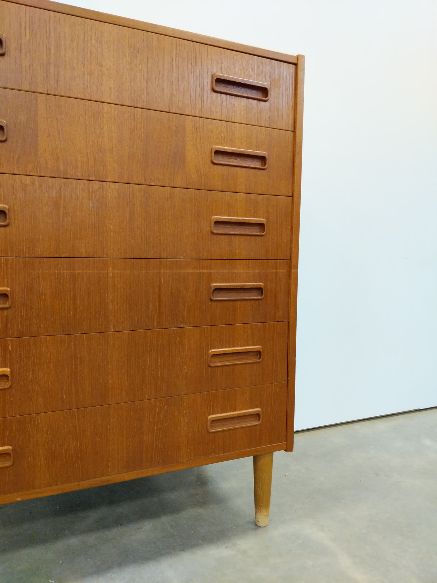 Vintage Danish Modern Teak Low Dresser by Westergaard