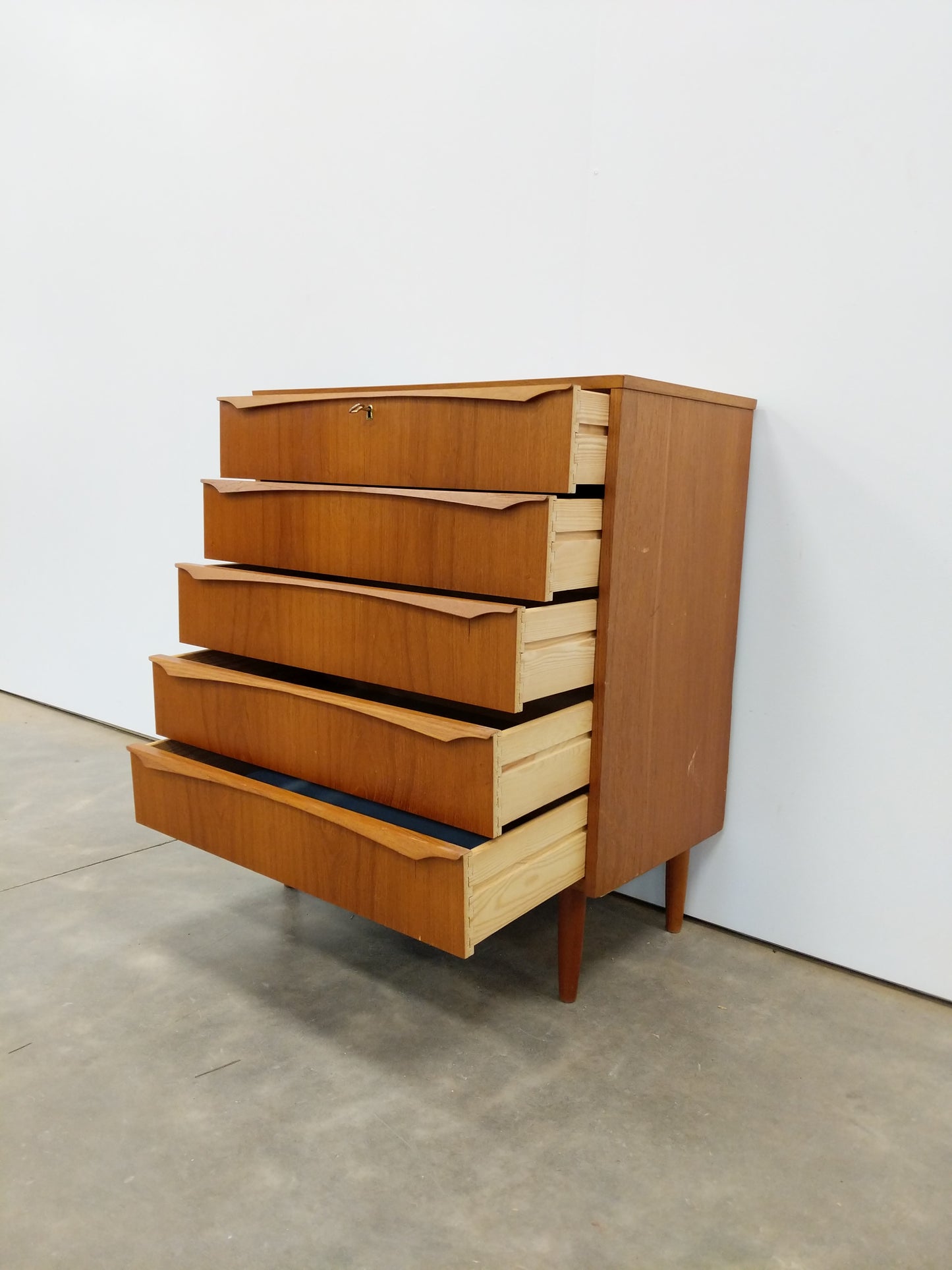 Vintage Danish Modern Teak Dresser