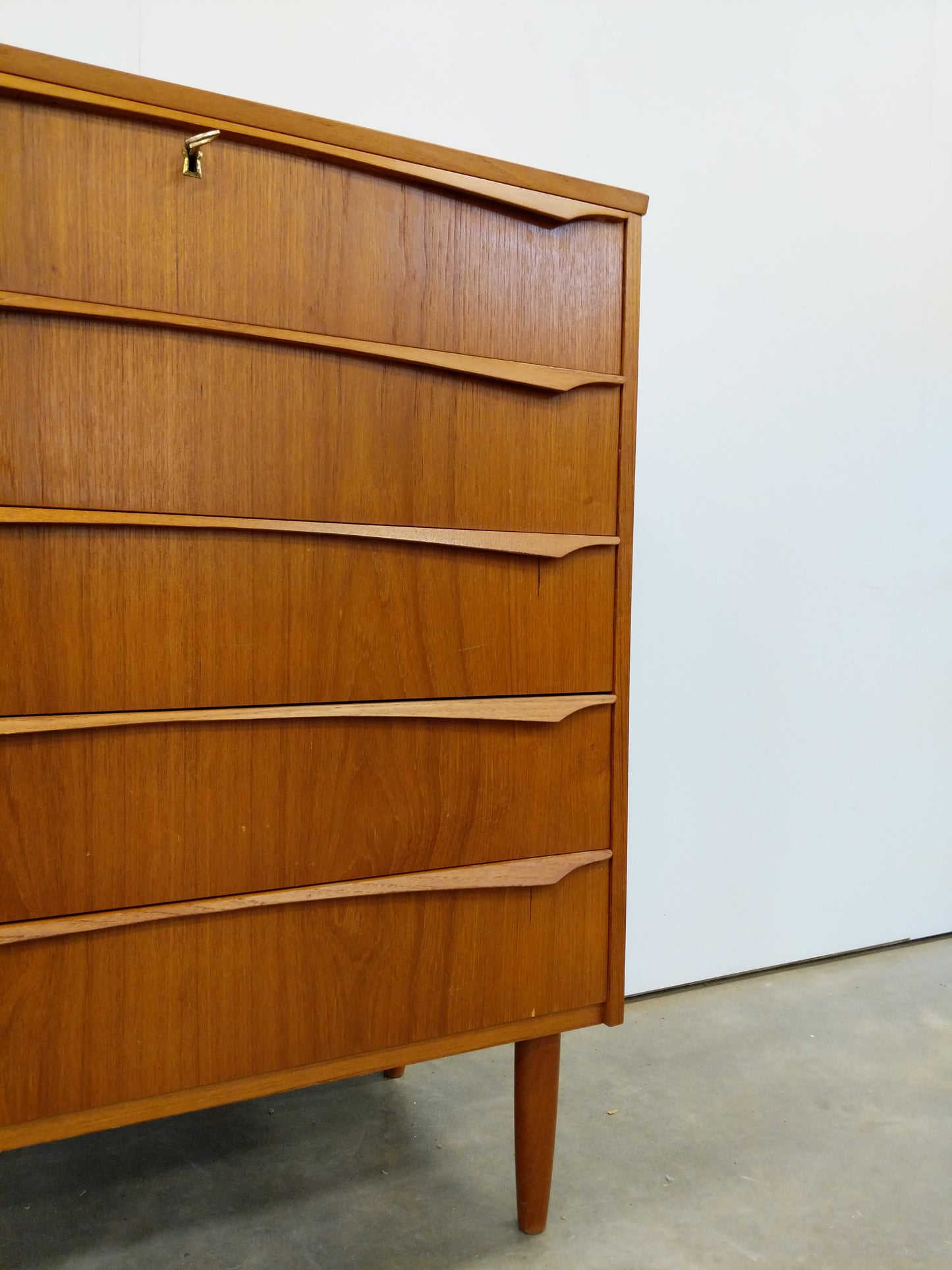 Vintage Danish Modern Teak Dresser