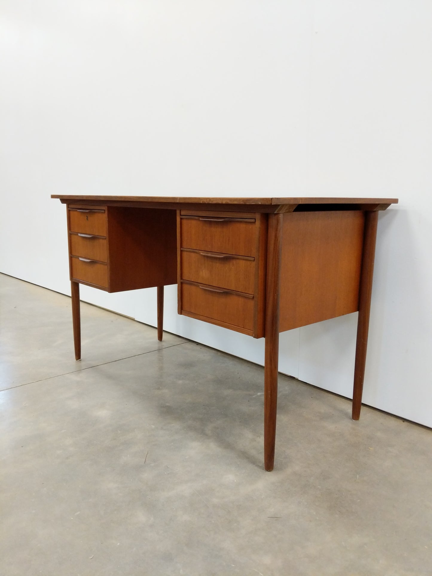 Vintage Danish Modern Teak Desk