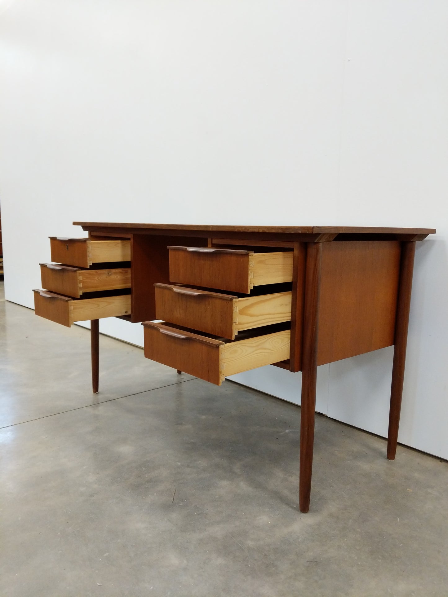 Vintage Danish Modern Teak Desk