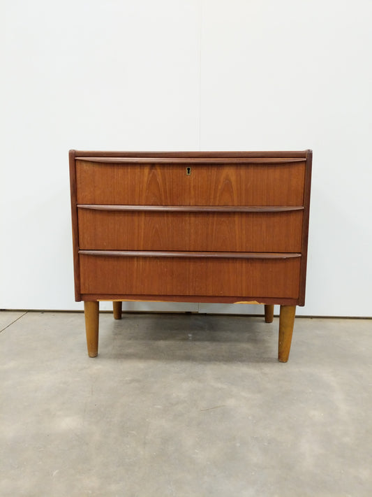 Vintage Danish Modern Teak Low Dresser