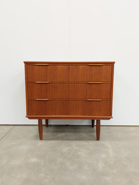 Vintage Danish Modern Teak Low Dresser by Ejsing