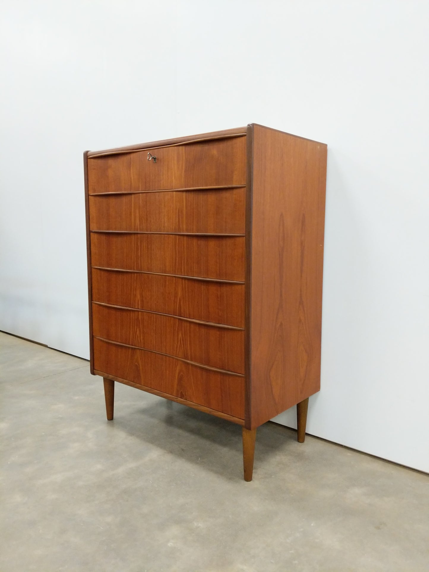 Vintage Danish Modern Teak Dresser